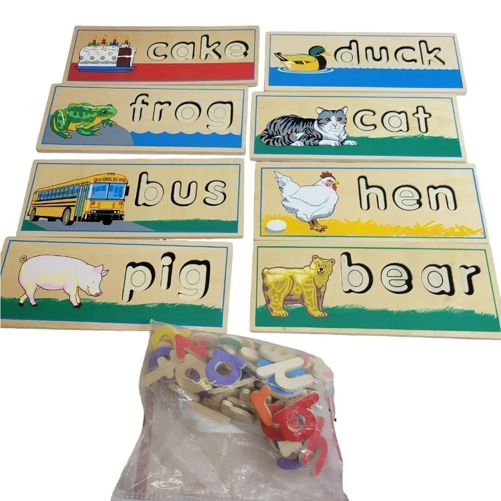 Melissa & Doug see spell puzzle boards